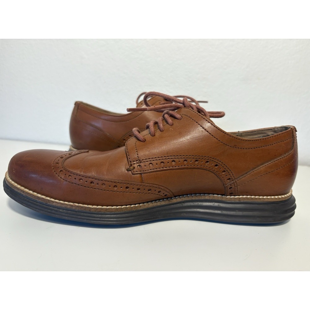 Cole Haan Men's Original Grand Shortwing Oxford Shoes 9.5 M Preppy Classic - Picture 4 of 15